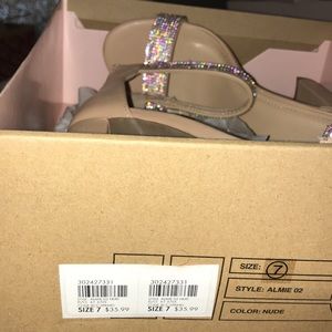 charlotte russe sparkly heels